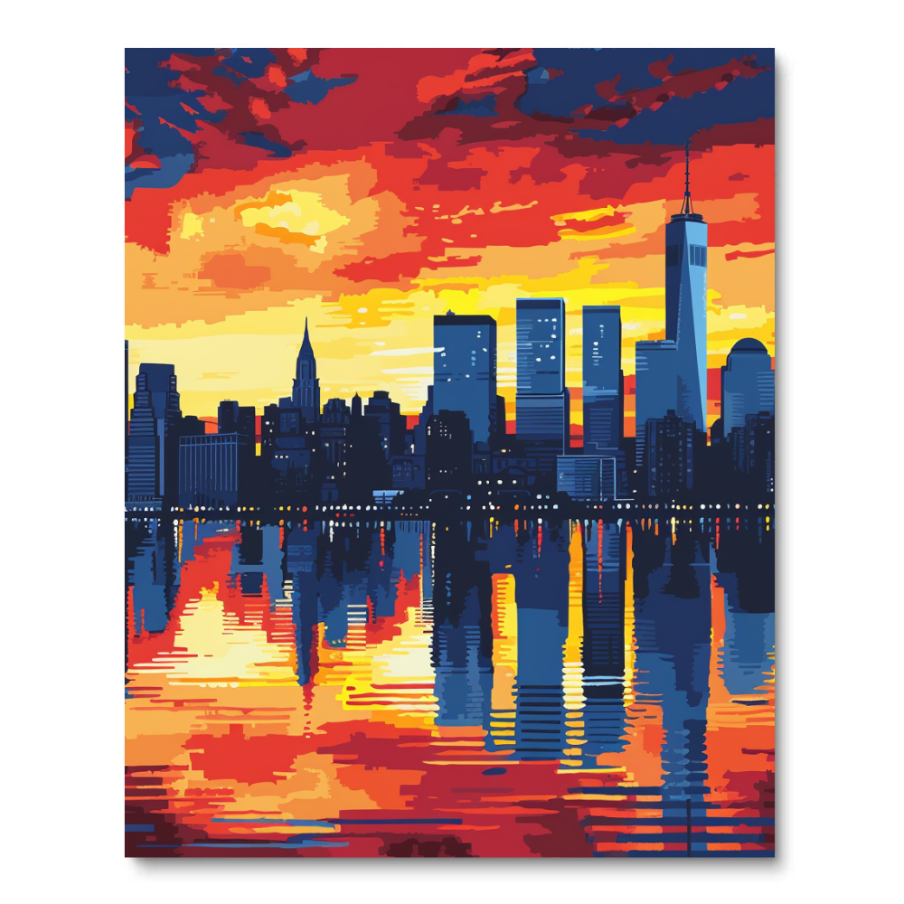 City Sunset Spectacle