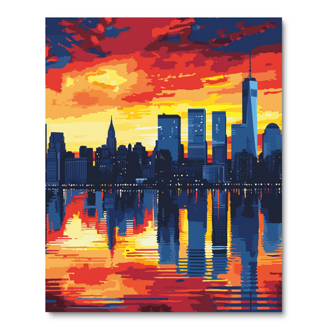 City Sunset Spectacle