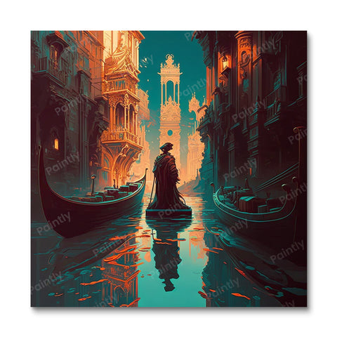 Dark Venice Canal I