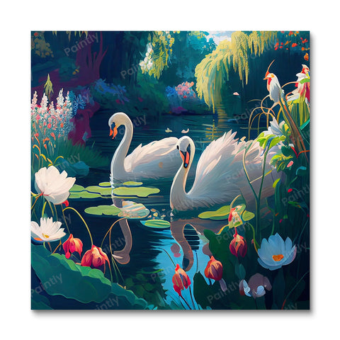 Swans in Love II