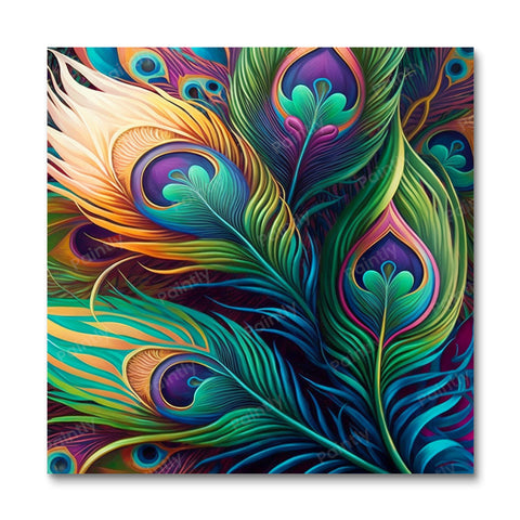Peacock Feathers I
