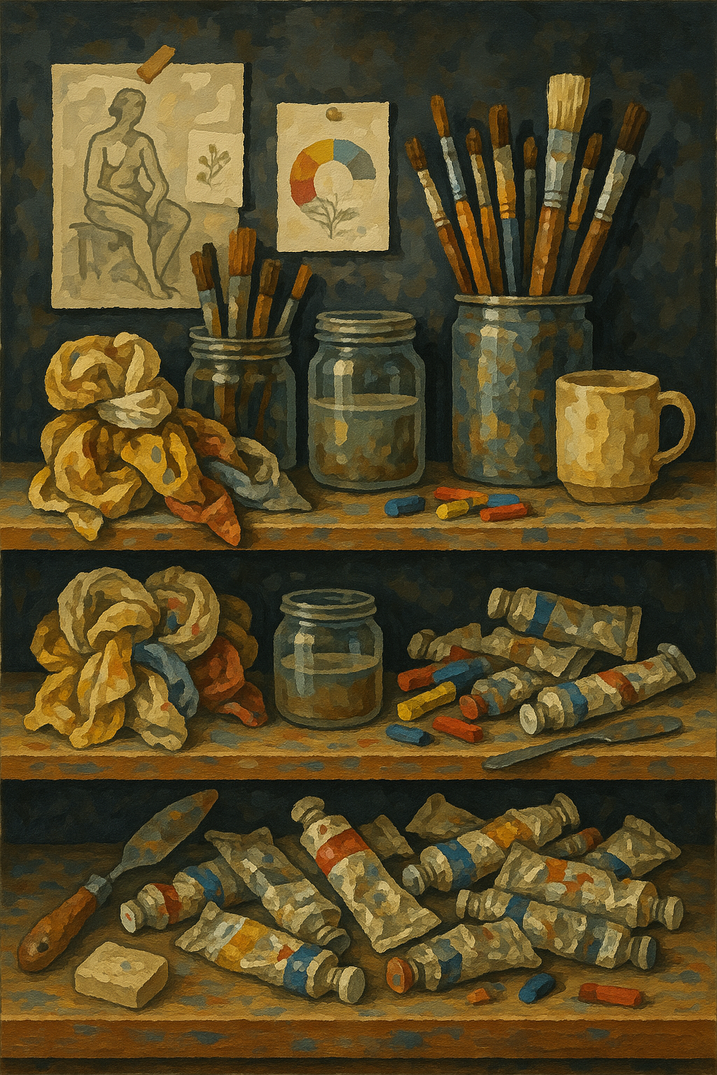 The Painter���s Shelf