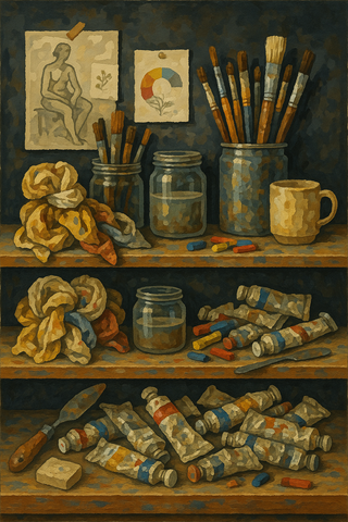 The Painter���s Shelf